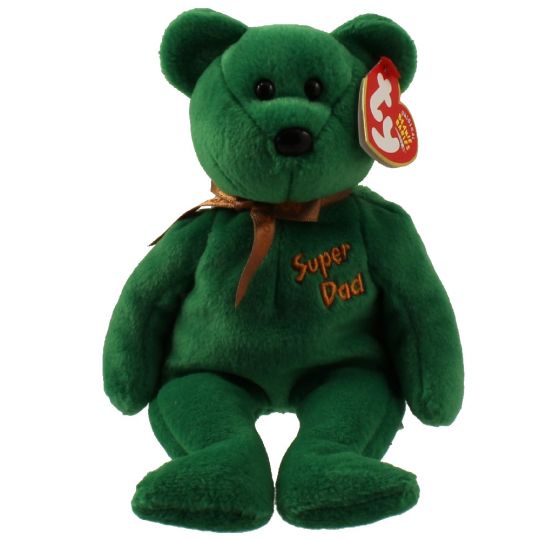 green beanie baby