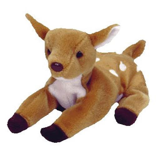 TY Beanie Baby - WHISPER the Deer (6.5 