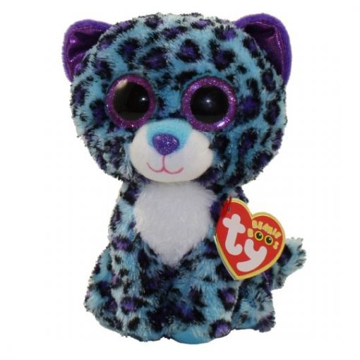 beanie boo purple leopard